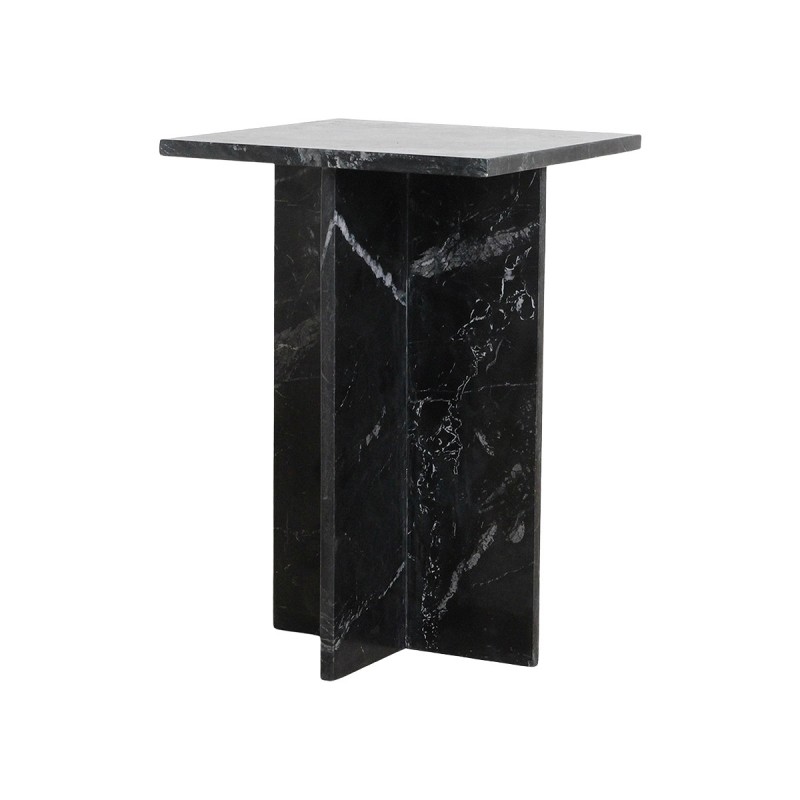 SIDE TABLE SHA BLACK MARBLE 50